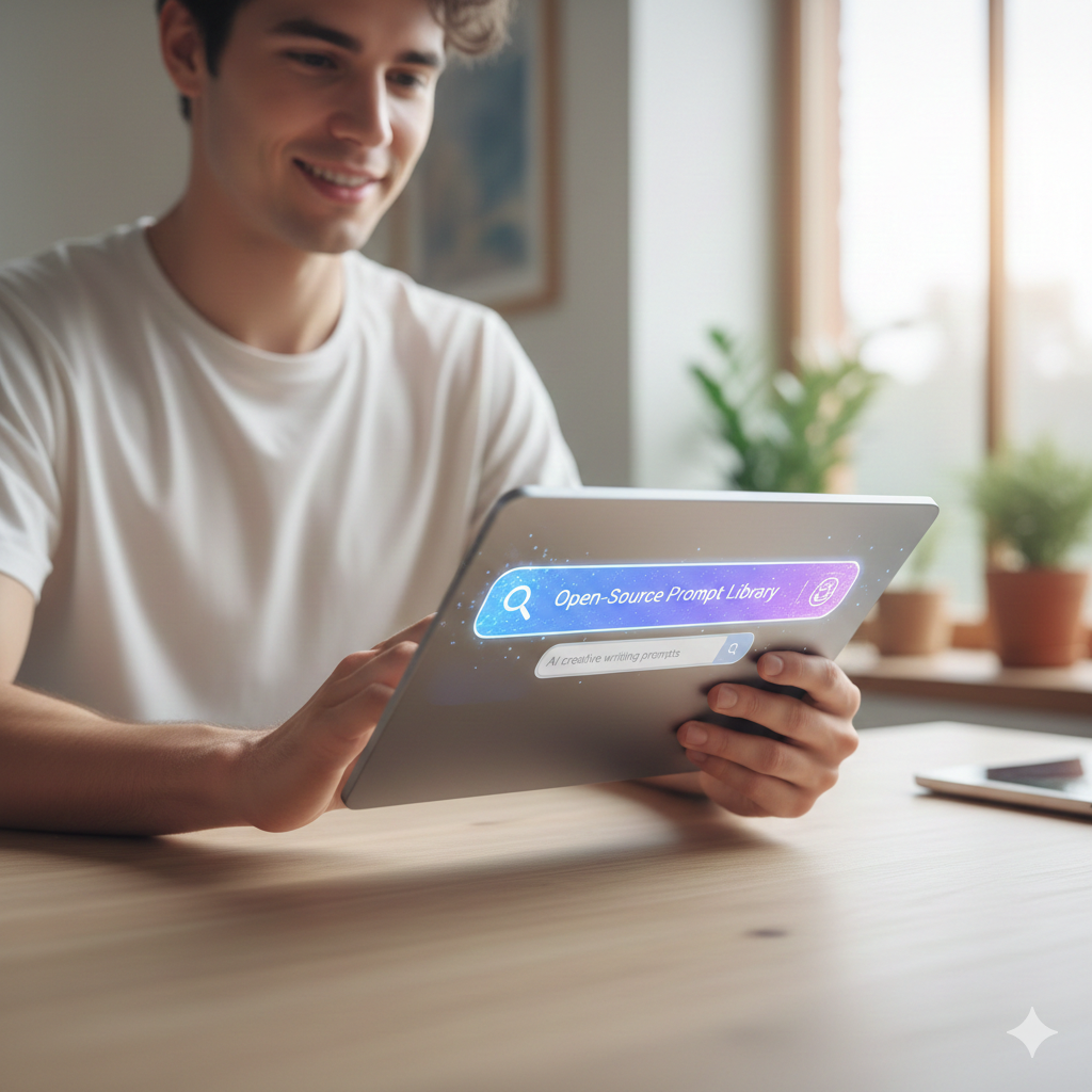 Using open source prompt search for AI productivity