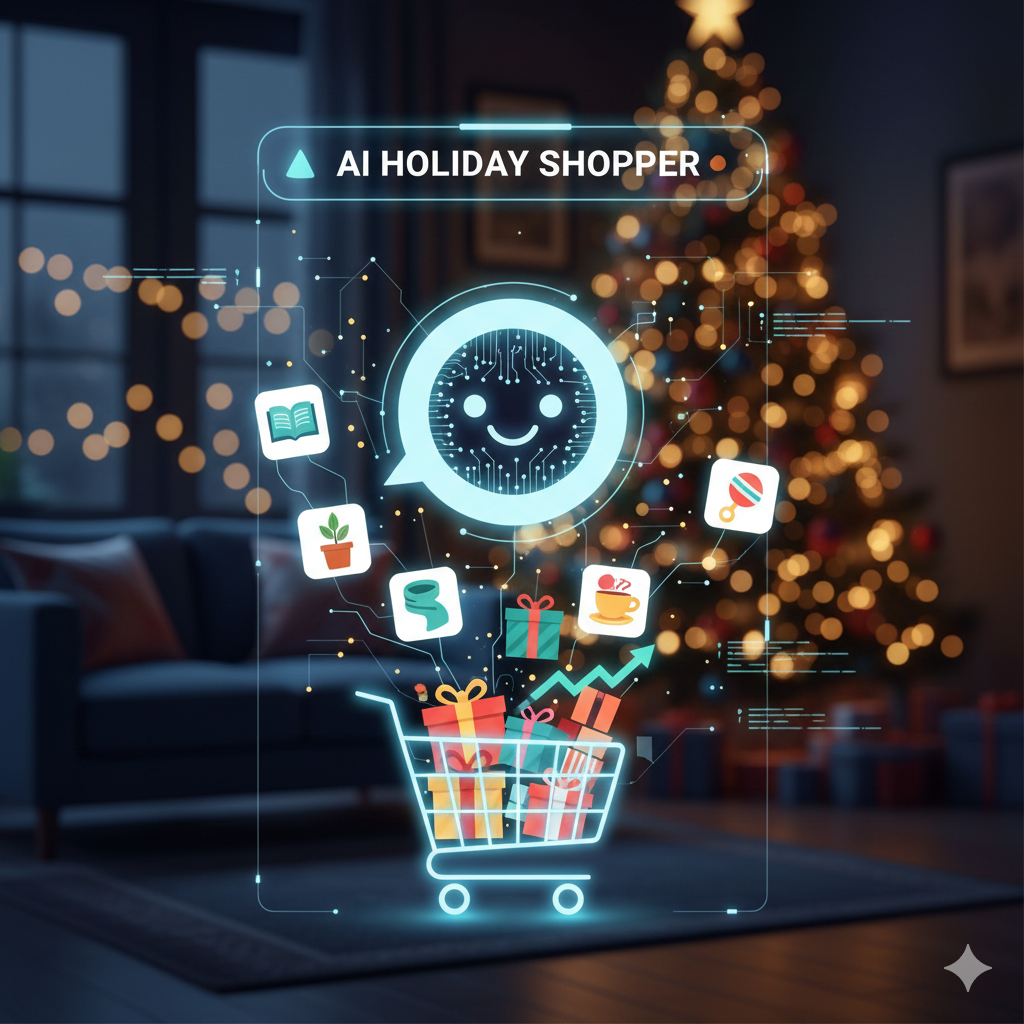 AI-powered holiday gift shopping assistant helping users find Christmas gifts